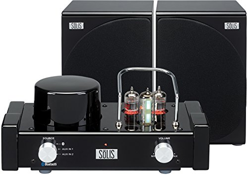 Solis stereo bluetooth 4.0 vacuum tube audio system w/ …