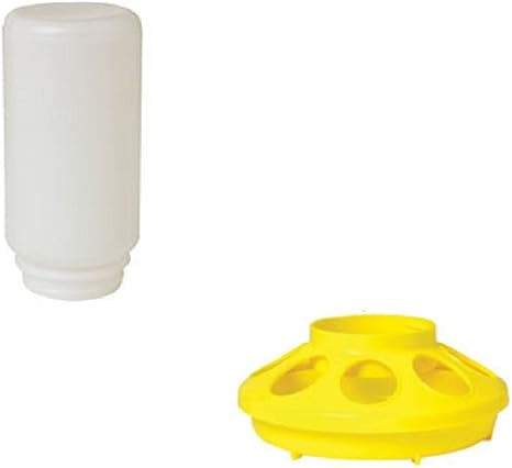 Amazon Com Miller Little Giant Plastic Chicken Chick Feeder Jar