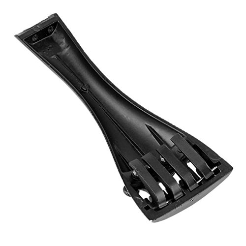 Domybest Aluminum Alloy Violin Tailpiece Drawplates with Tailgut Tuning for 3/4 4/4