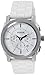 Fossil Machine Chronograph Silicone Watch - White Fs4805