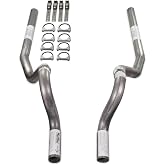Truck Exhaust Kits - 2.5" Aluminized Exhaust Kit Fits Mustangs 86 to 04 | Tail Pipes Only, Catback System, Mandrel Bent, Made In The USA