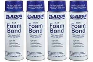 Gladon Wall Foam Spray Adhesive, 24 Fluid Ounces, 4 Pack