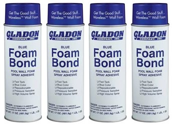 Gladon Wall Foam Spray Adhesive, 24 Fluid Ounces, 4 Pack