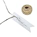 Giveet 100 Pieces Thank You Gift Tags with Free cut String, White Kraft Paper Hang Gift Wrap Tag for Wedding Favor, Party Gifts, Crafts, Christmas and Price Tags with 100 Feet Natural Jute Twine