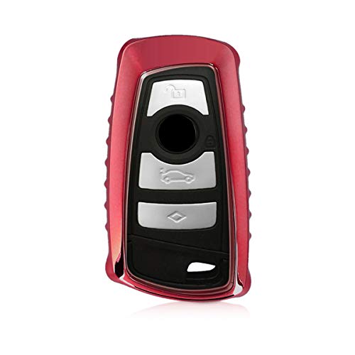 kwmobile autosleutelhoes compatibel met BMW 3-knops draadloze autosleutel (alleen Keyless Go) - TPU beschermhoes in… - Afbeelding 3