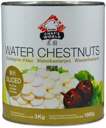 Chefs World Water Chestnuts 3kg
