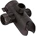 Shower Arm Diverter - Three-Way Diverter For Shower Head And Handheld Showerhead Mount - Indoor And Outdoor Modern Bath Spa Fixture - Oil-Rubbed Bronze