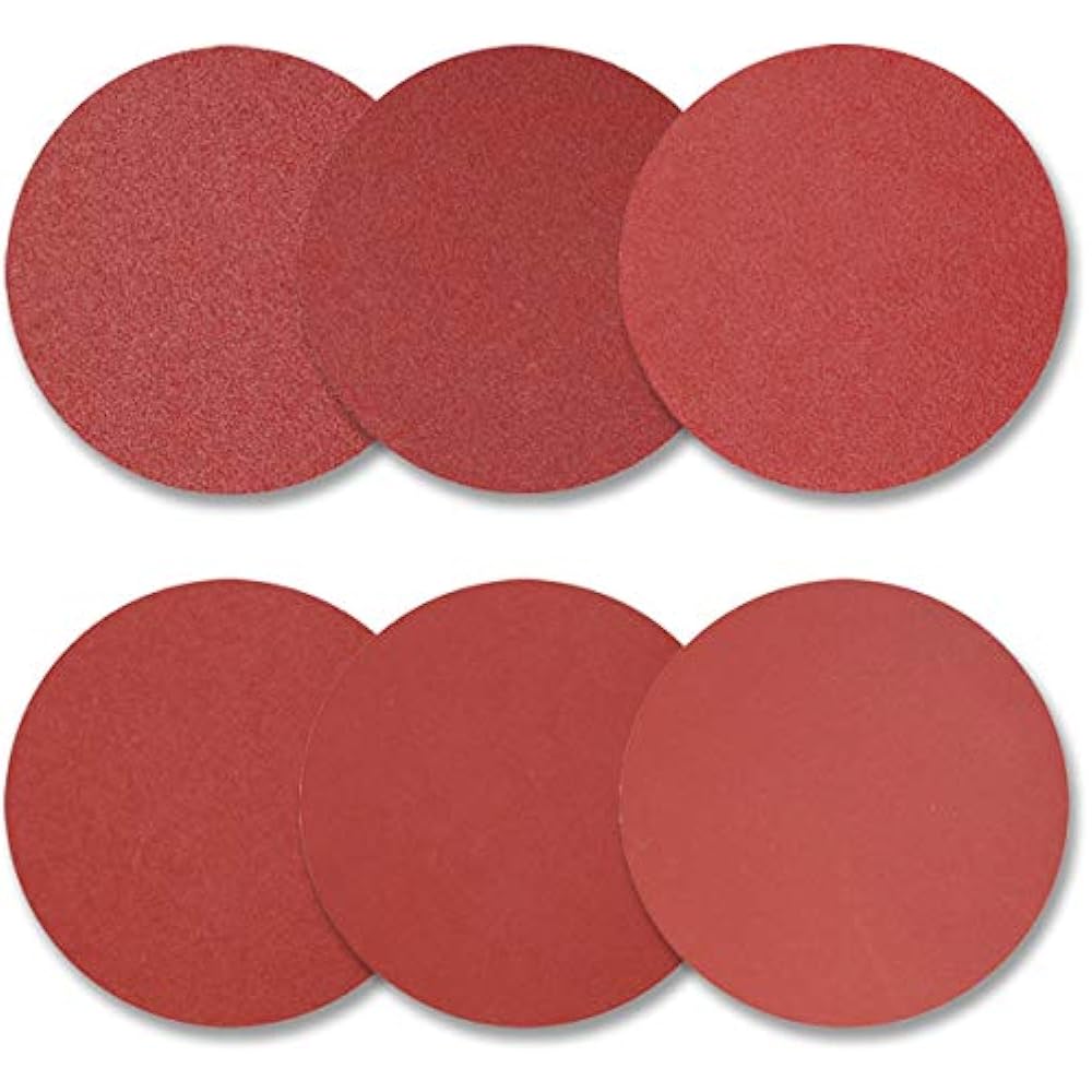 PSA Sanding Discs 6Inch, Self Adhsive Back, Assorted Sandpaper 30 PCS