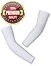 H2H SPORT Unisex Compression Fit Cooling Ribbing Arm Sleeves UV Protection Non-sewing