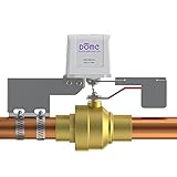 Dome Home Automation Water Shut-Off Valve - for Pipes up to 1 1/2", White (DMWV1)