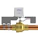 Dome Home Automation Water Shut-Off Valve - for Pipes up to 1 1/2", White (DMWV1) primary