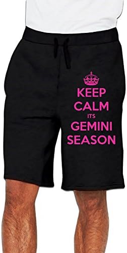 MYDT1 Men's Keep Calm Its Gemini Season Shorts Sweapants