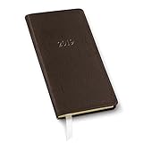 2019 Gallery Leather Pocket Weekly Planner Freeport Mocha 6
