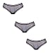 RTTER Women's Sheer Mesh Transparent Hipster Panties Pack of 3