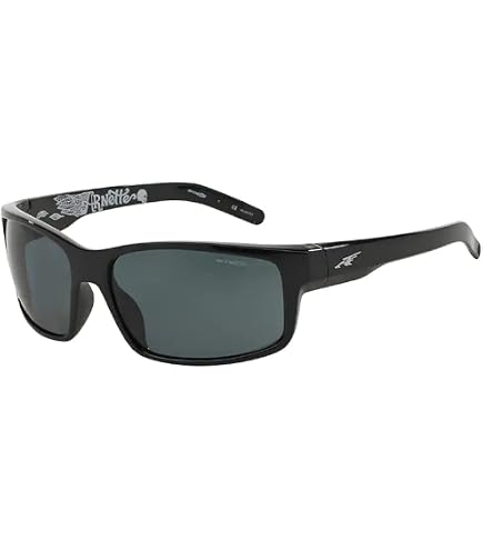 Amazon.com: ARNETTE Sunglasses AN 4182 214981 Shiny Black