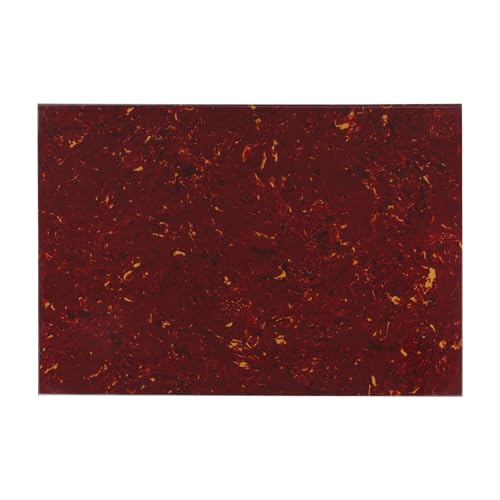 FLEOR 29,6 x 43,2 cm blanko Gitarren-Bass-Schlagbrett-Rückplatte, Schlagbrett, 4-lagig, rote Schildpatt-Muschel