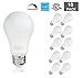 Led Light Bulbs 10 Watt [60 Watt Equivalent], A19 - E26 Dimmable, 5000K Daylight White, 800 Lumens, Medium Screw Base, Energy Star, UL Listed by Mastery Mart (Pack of 10) primary