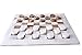 RADICALn Checkers Board Game Handmade Marble 12 Inches 2-Player Draughts Coffee Time Checker Game Set for Kids - Non Chinese Non Plastic Non Chess Set (White and Green Onyx)