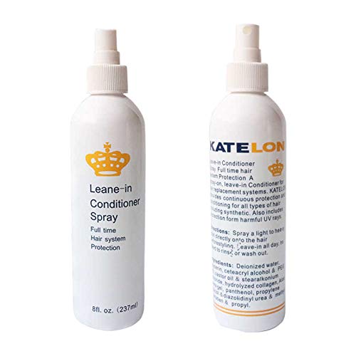 Katelon Leave In Conditioner Spray Hair Care Essential Oil For Wigs Toupet Hair System Prosthesis Hair Extensions Bundles Closure Protection 8 Oz 237 Ml Amazon De Beauty