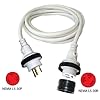 Conntek-Marine-Shore-Power-103-30-Amp-Cordset-with-Light-Indicator-50-Feet