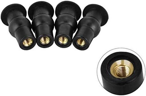 HO Toilet Seat Fixings 2 works Rubber Expansion Bolts Stainless Steel Toilet Fixing Hinges Rubber Extendable Screws - Image 5