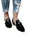 Makkrom womens Cut Out Side Pointed Toe Low Heel Ankle Boot Flat Shoes