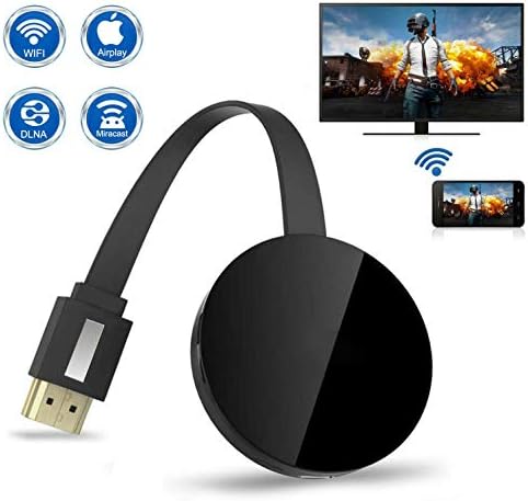 Miracast Dongle 1080P Wireless WiFi Display Dongle for TV,High Speed HDMI Miracast Dongle Compatible for Android Smartphone Tablet Apple iPhone iPad Pixel Nexus,1080P Wireless HDMI Dongle (Black)