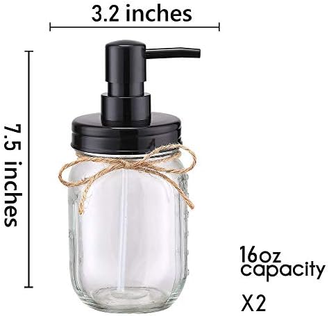 Rustic mason jar soap pump dispenser on sale for $13.99.