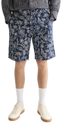 SCOTCH & SODA Men's Stuart Fitted Shorts, Lucky Bandana Dress Blues 401, 32W