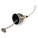 Raza Vintage Buddha Statue Pattern Bell Blessing Feng Shui Wind Chime for Good Luck Fortune Home Car Crafts Hanging Decoration Gift