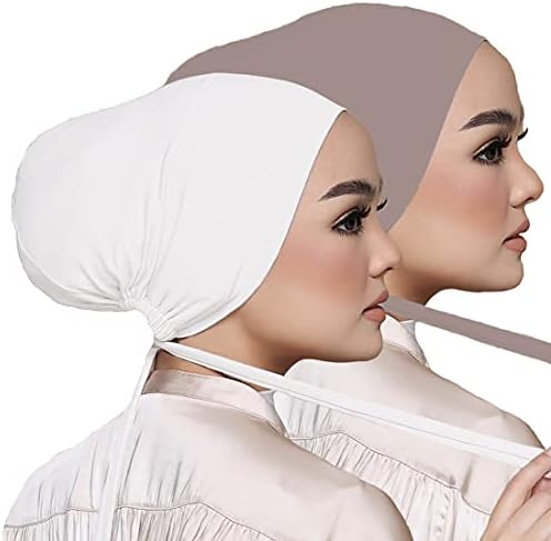 Hophor Women Under Scarf Hat Hijab Cap Islamic Muslim Under Scarf