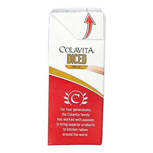 COLAVITA ITALIAN DICED TOMATOES, RECART BOX, 13.76 OUNCE