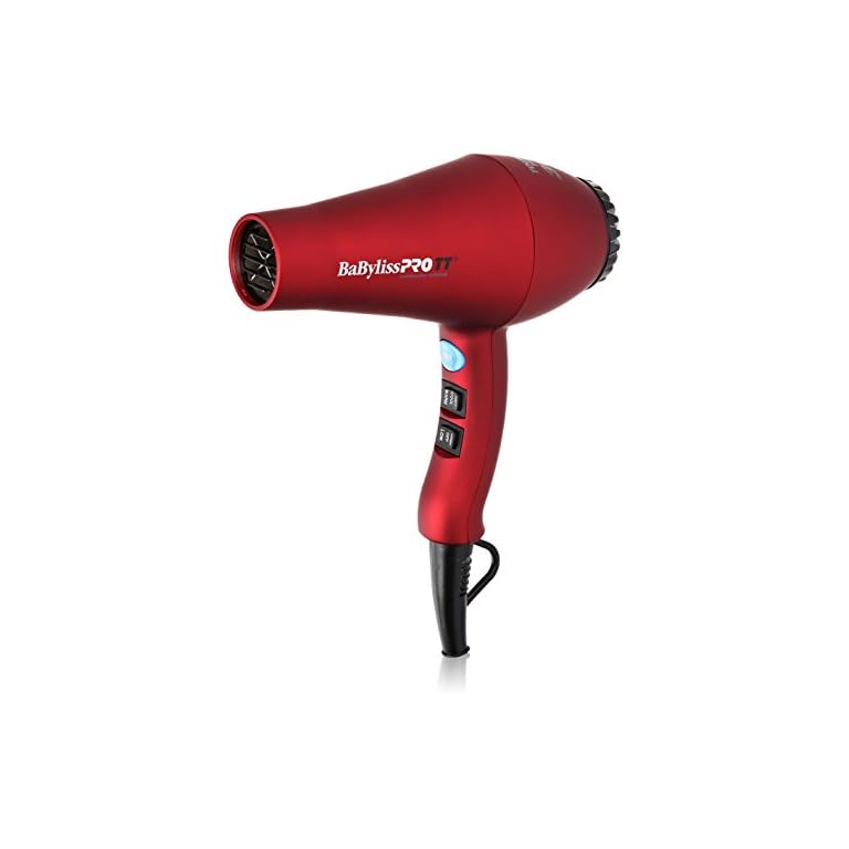 BaByliss-ProTT-3000-Dryer-Red BaByliss ProTT 3000 Dryer, Red
