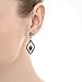 Paitse Jewelry Crystal Majesties Vintage Drop Earrings (Black)