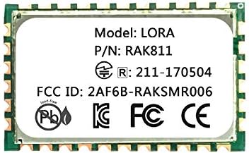 iHaospace RAK811 Low Power Lora Module UART to Serial AT Command Wireless Communication Module Support AS923 and LoraWan 868MHz