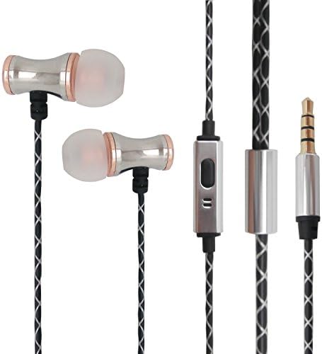 FENIFOX Wired Earphone, In-Ear Earbud with Build-in Mic Stereo Hifi Headphone and Noise Isolating for Cellphone Tablet Laptop 3.5mm Interface Device (MR-068)