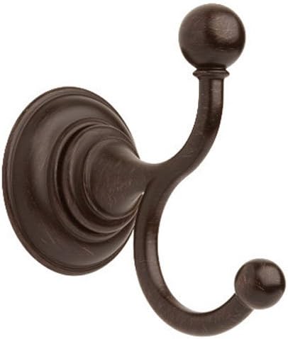 DELTA Providence Double Towel Hook, SpotShield Venetian Bronze , Bathroom Accessories, 134439