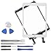 Touch Screen Digitizer for iPad Air 2 9.7 inch - 2nd Generation iPad Air Front Glass Replacement with Home Button & Tool Repair Kit (A1566, A1567) - White