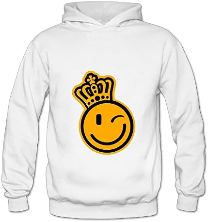 Lennakay Work Woman's Smiley King Hooded White