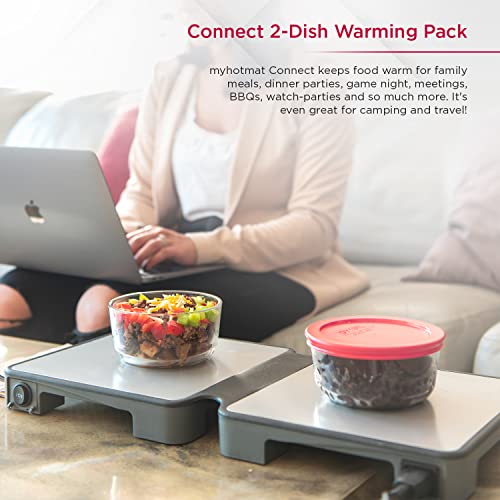 myhotmat Connect Food Warmer Tray Foldable with Silicone and