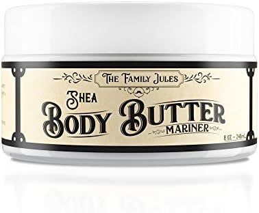 Body Butter for Extra Dry Skin ✮ Best Smelling Organic Shea Body Butter ✮ Organic Hempseed Oil ✮ Infused with Masculine Fragrance ✮ 8 Ounces (Mariner)