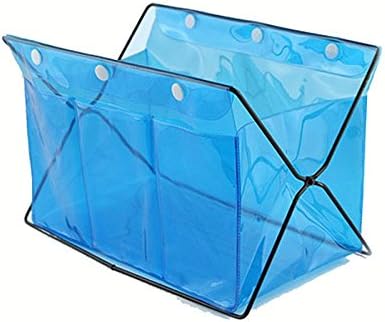 Honana HN-B20 Multifunctional Desk Organizer Colorful PVC Comsmetics Staionary Storage Box (Blue)