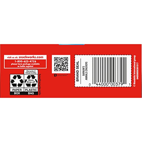 BARNUM’S ORIGINAL ANIMAL CRACKERS, KIDS SNACKS, 2.13 OZ BOX