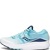 Saucony Women's Ride ISO Shoes, White/Blue, 8.5