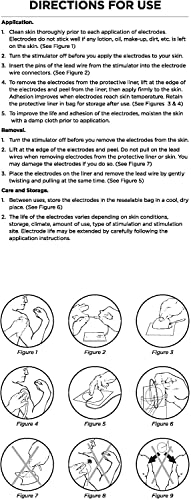 KS Premium TENS/EMS Unit 40 Electrode Pads 2