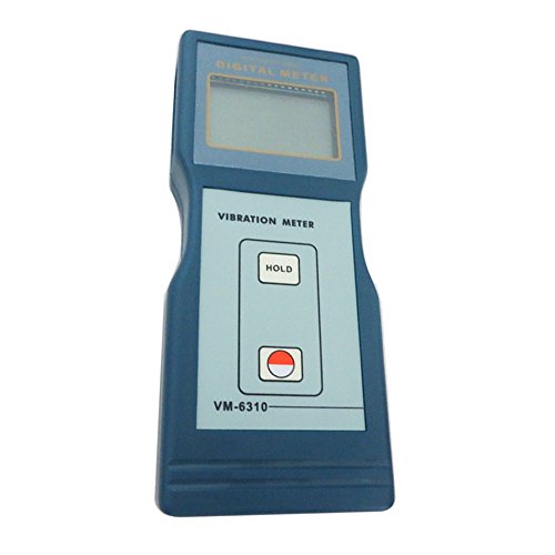 Graigar VM-6310 Digital Vibration Meter Data Logger Vibrometer Meter Tester Gauge VM6310 with Velocity 0.01 to 199.9mm/s