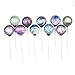 Sparko Sweets 10 Piece Big Bang Galaxy Lollipops Nebula Designs in Space Foil Gift Pack Large Sphere, Handcrafted in USA, 1.5 Pound