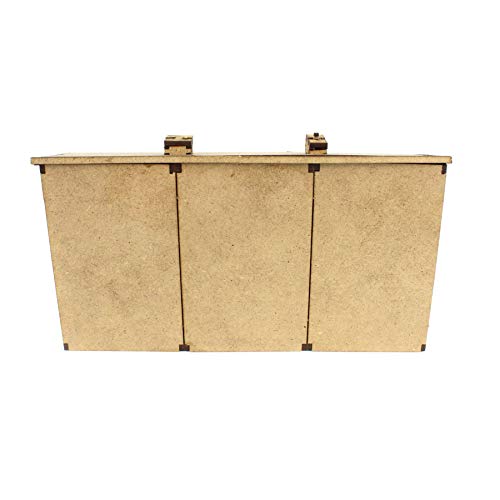 War World Scenics Modellbau MDF Gebäude - Niedrigprofil Dreifach-Haus x 3 - Spur 00/H0 Modellbahn Maßstab… – Bild 6