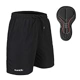 Santic Men's Cycling Shorts Loose-Fit Bike Bicycle