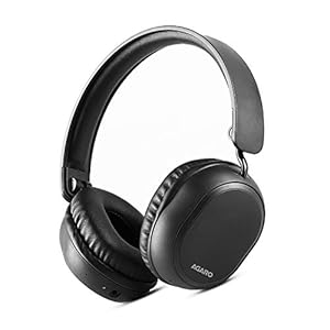 AGARO Opus On-Ear Bluetooth Headphones with Mic (Black)